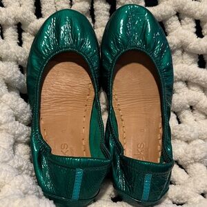 Tieks Emerald Green Ballet Flats